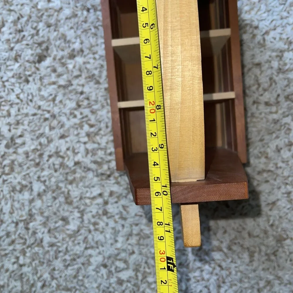 Rustic Wooden (Winkee Handwerker) Beer Caddy Carrier Decor Farmhouse Style